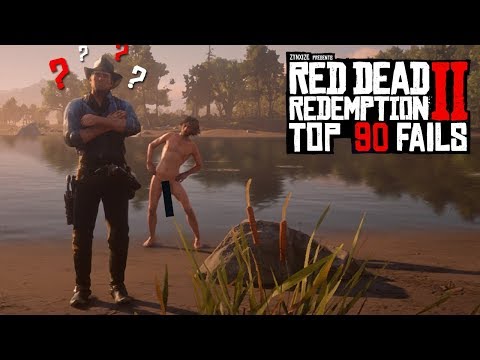 TOP 90 FUNNIEST FAILS IN RED DEAD REDEMPTION 2