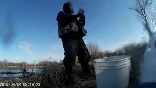 preview picture of video 'Fishing Rainbow Trout at the Pickerel Lake Pratt's Wayne Forest Preserve Bartlett IL'