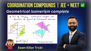 Exam Killer Trick for Geometrical Isomerism (Octahedral Complexes) | JEE Mains & NEET