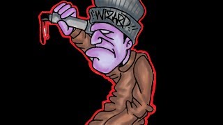 Drawing A crazy graffiti character by WIZARD