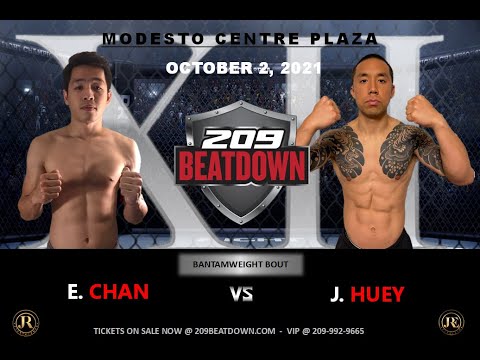 Jeromiah Huey vs  Chun Kei Chan - "209BEATDOWN XII" - October 2, 2021 - Modesto Centre Plaza.