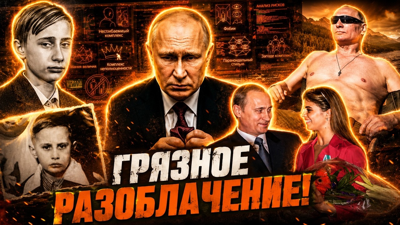 Путин годами это скрывал. ПСИХОЛОГИЯ ДИКТАТОРА ВСКРЫТА! Культ силы, комплекс