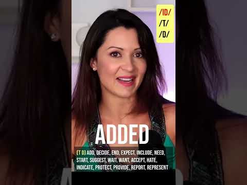 How to Pronounce ED in English? #shorts #short #shorts