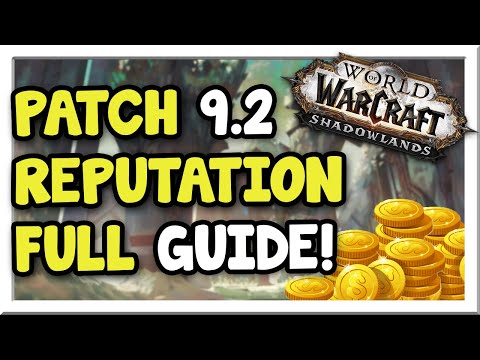 Patch 9.2 Enlightened Reputation Guide + Goldmaking Unlocks | Shadowlands | WoW Gold Making Guide
