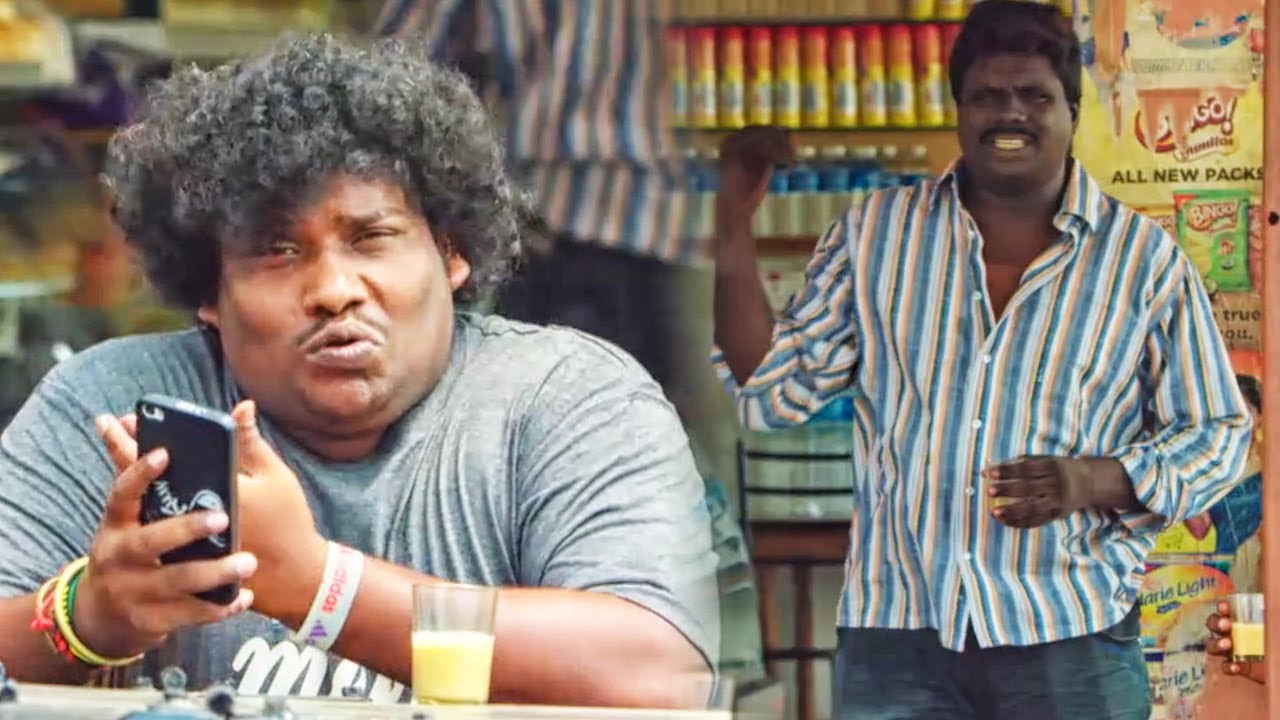 ये आदमी Yogi Babu से पूछ रहा है एक और पाव ले लू क्या | The Fighterman Singham 