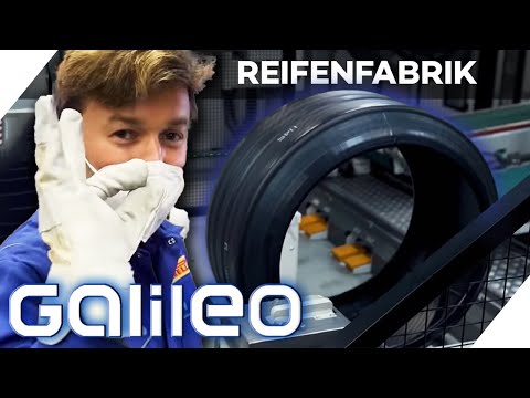 Gib Gummi! 2 Tage lang schuften in der Reifenfabrik | Galileo | ProSieben