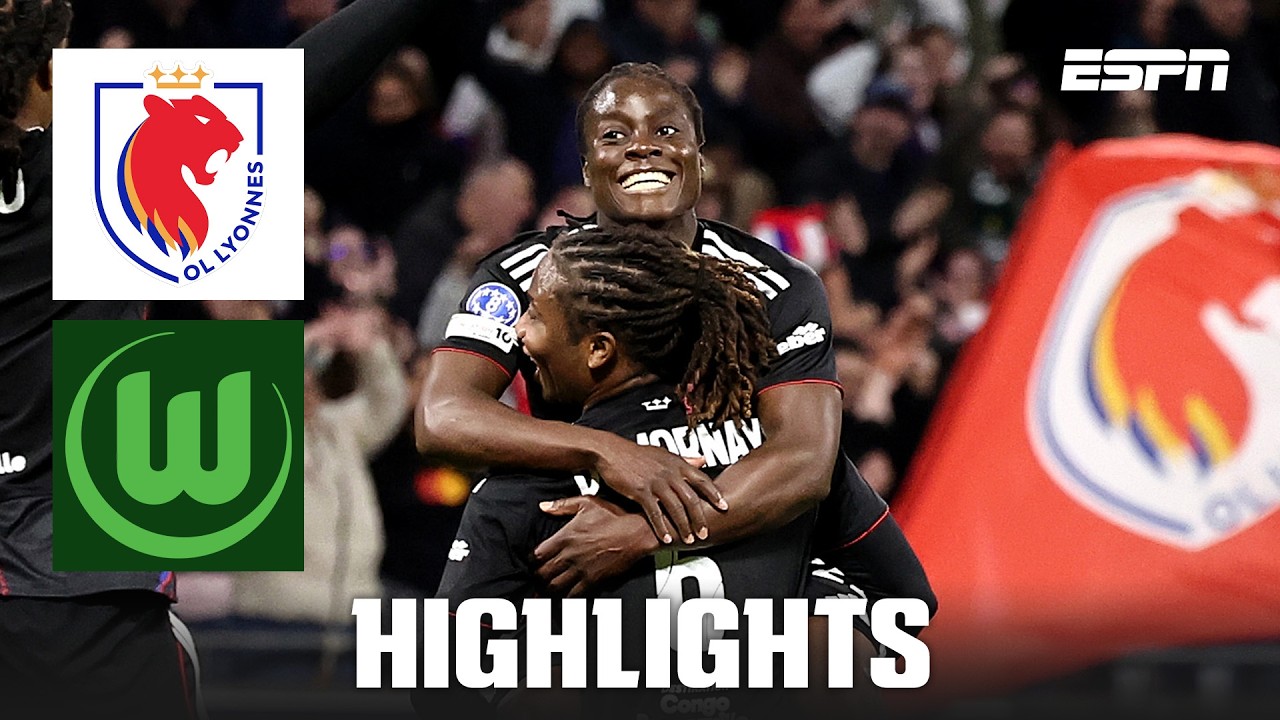 OL Lyonnes vs VfL Wolfsburg Highlights