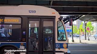MTA New York City Bus: 2010 Nova Bus LFS Articulated 1289 on the Bx9 Bus to Riverdale.
