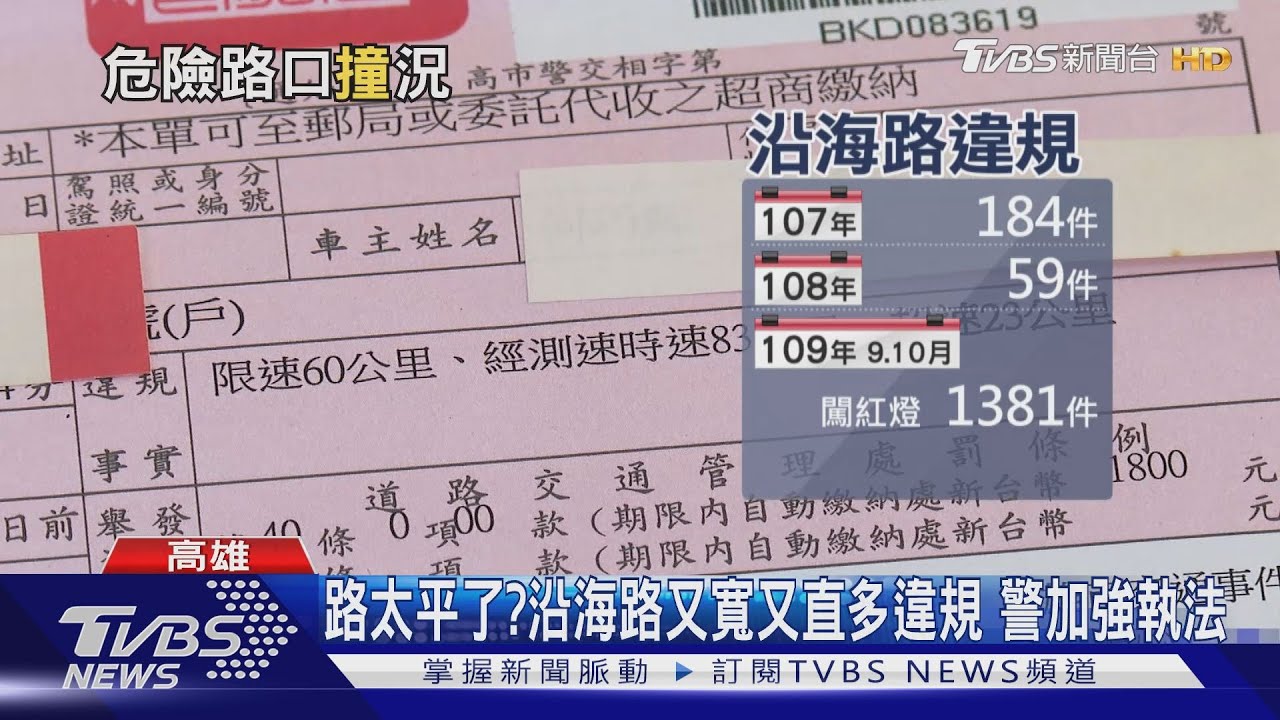 爛路變平了! 沿海路成死亡路口搶快超速奪7命