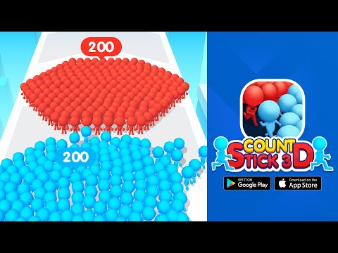 Count Stick Fun: Run Master 3D Video