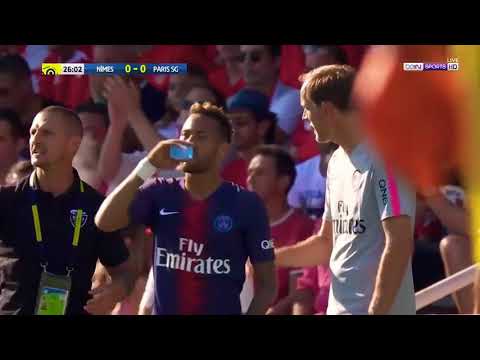 Neymar  Vs Nimes Olympique (Away ) HD 720P (01/09/18) • Ligue 1
