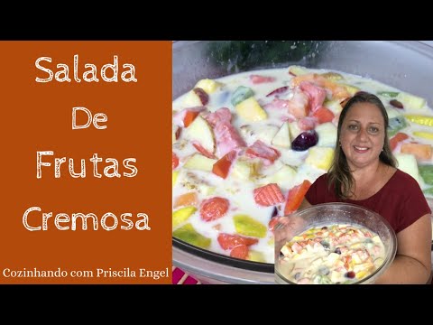 Aprenda A Fazer Salada De Frutas Cremosa