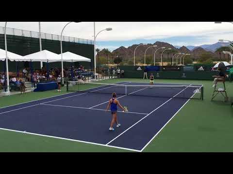 Girls ITF Easter Bowl match point