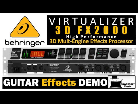 Behringer VIRTUALIZER 3D FX2000 Multi-Effects Processor: Guitar Effects