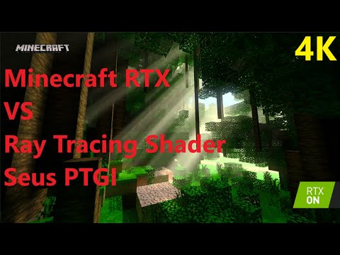 Minecraft RTX On✅ VS Ray Tracing Shader Seus PTGI | 4K | Showcase | TC_Boom