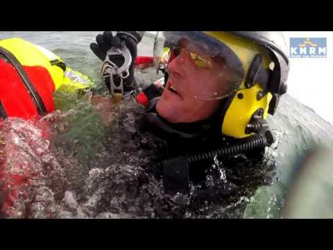 KNRM HvH-Trainen met de NHV SAR helikopter