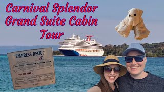 Carnival Splendor Grand Suite Cabin Tour | The Good, The Bad & Is It Worth It?