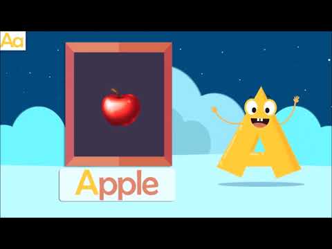 Learn the letter "A" with Alfred the Alligator - Learning the alphabet