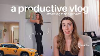an organized attempt at packing for a trip & NOT spiraling *a few days in my life in nyc*