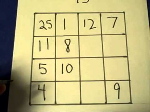Amazing magic square trick that will blow your mind
