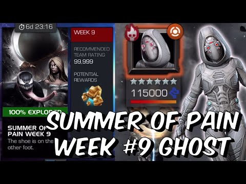 Week 9 Summer of Pain - Ghost With NEW HAUNTED Node! - Marvel Contest of Champions
