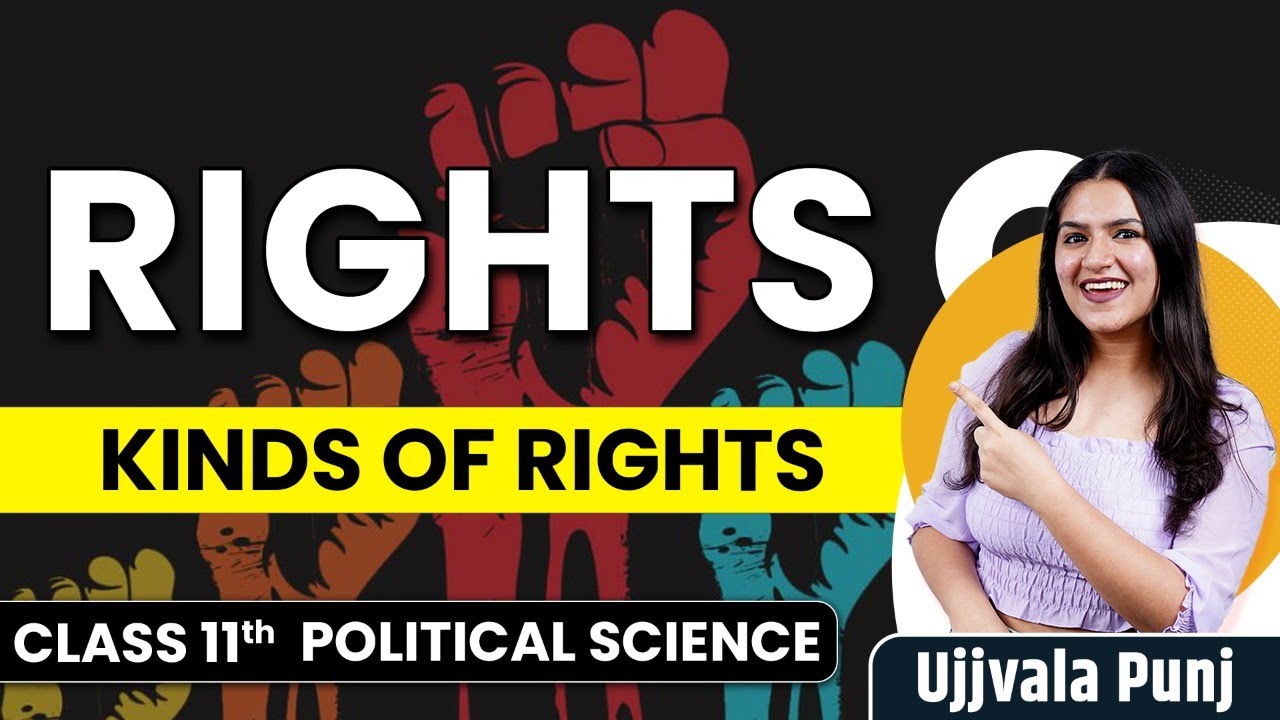 Class 11 Political Science Chapter 5 | Rights | Kinds of Rights | Ujjvala ma’am | L2