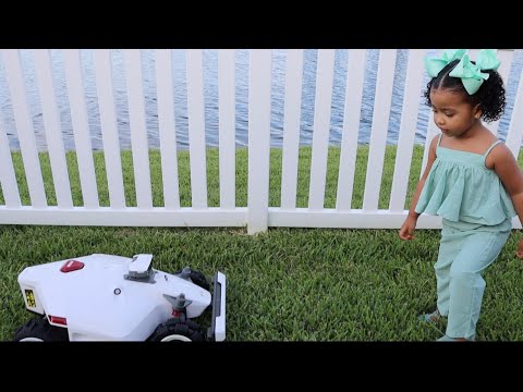 I'M NEVER MOWING MY LAWN BY HAND AGAIN!! || CHECK OUT THE LUBA 2 ROBOT LAWN MOWER!!