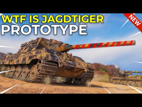 WG Made 490 Alpha Premium JagdTiger | World of Tanks JagdTiger Prototype Gameplay