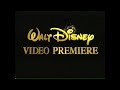Walt Disney Video Premiere Logo With German Announcer Short Version 1998