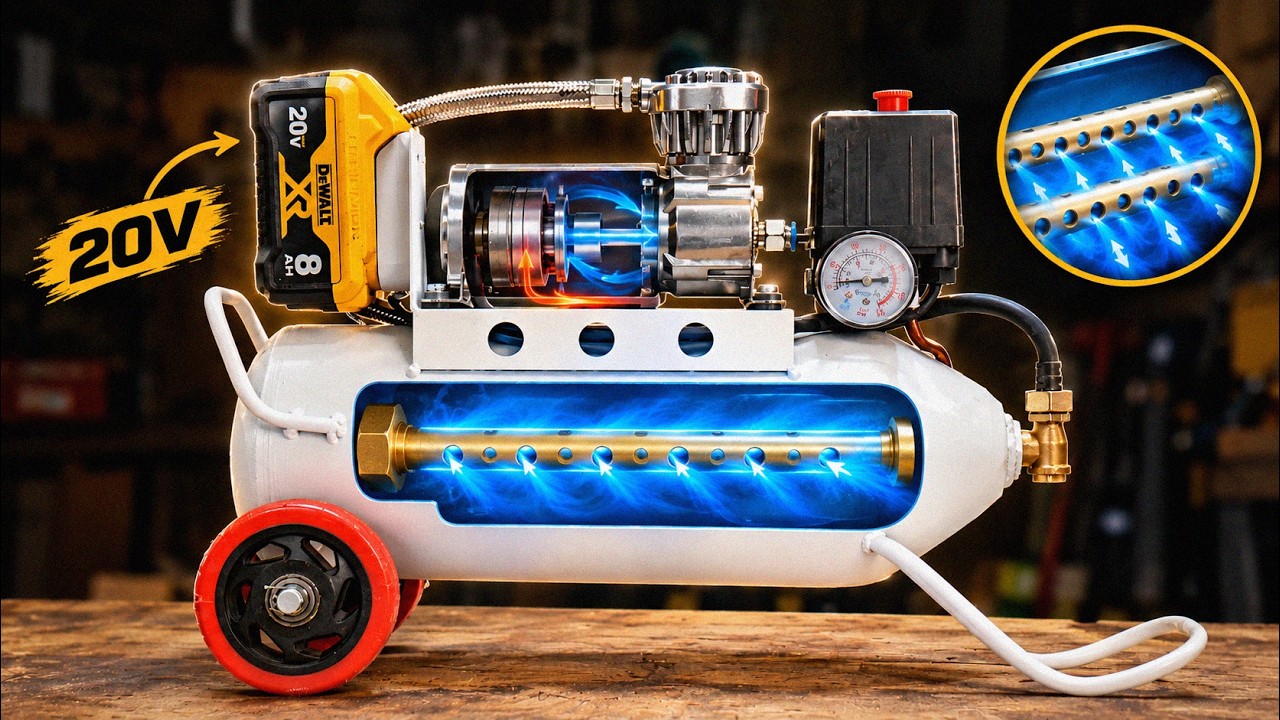 How Does This Tiny Rechargeable Pump Make SO MUCH Pressure?! The Little AIR KING