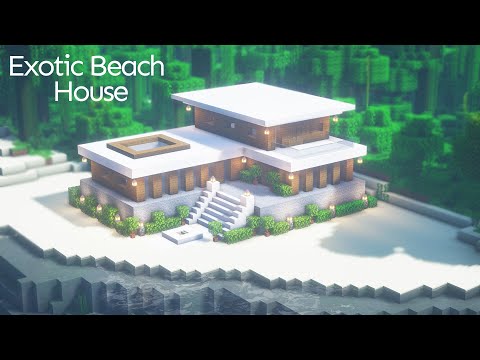 How To Build The Best Exotic Beach House - Minecraft