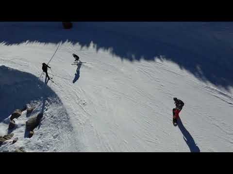 Tatranska Lomnica, Vysoke Tatry, Eslováquia (janeiro de 2023) - skying e snowboard