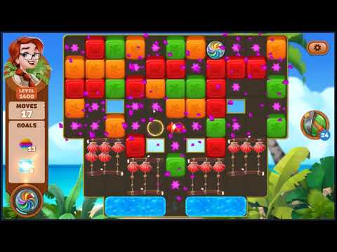 Lost Island Blast Adventure Level 1400 - NO BOOSTERS 🏝️ | SKILLGAMING ✔️