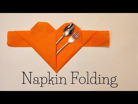 Valentine's Day Napkin Folding ideas |  Kako sklopiti salvete | Dan zaljubljenih | Saviti salvete