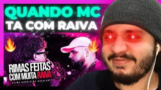 RIMAS FEITAS com MUITA RAIVA! | REACT BAUEB