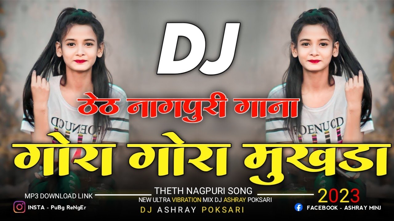 New Theth Nagpuri Romantic Song 2023 | Tor Gora Gora Mukhda | Theth Nagpuri Dj Song 2023 | Dj Ashray