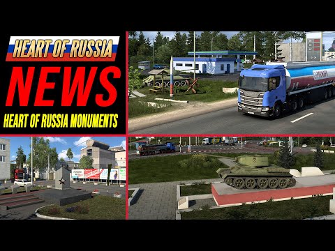 ETS2 NEWS 🚨 Heart of Russia DLC - Russlands  Denkmäler  ᐅ Heart of Russia Monuments