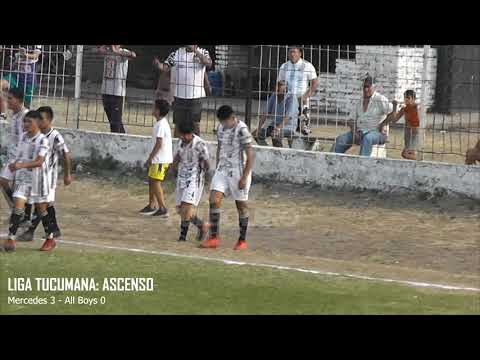 LIGA TUCUMANA (Ascenso): Mercedes derrotó a All Boys y sigue luchando