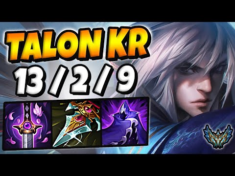 Talon MID vs Akali [ OTP ] Lol Korea Challenger Patch 12.23 ✅