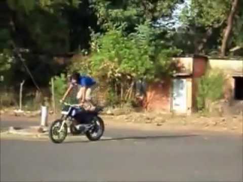SJ first stunt riding video