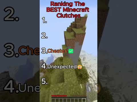 Ranking The BEST Minecraft Clutch Moments!