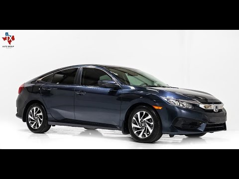 2016 Honda Civic EX Economy Sedan 4D - 158 Horsepower 2.0L I4 i-VTEC - One Owner - For Sale