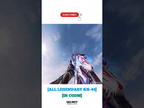 CALL OF DUTY MOBILE ALL LEGENDARY KN-44 SKIN 🔥 #subscribe #shorts #callofduty #edit #codm #امید6#cod