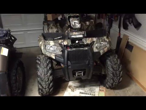 How to install a winch 2014 Polaris sportsman 570 winch install