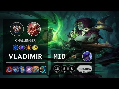 Vladimir Mid vs Ryze - EUW Challenger Patch 10.4
