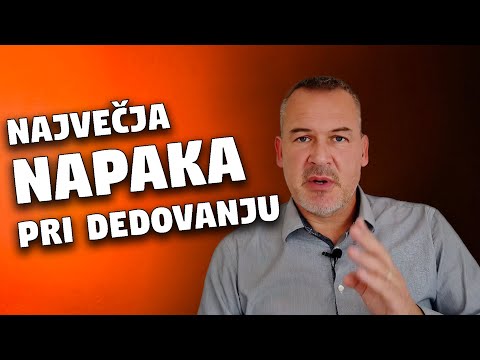 Ne naredi te napake pri dedovanju