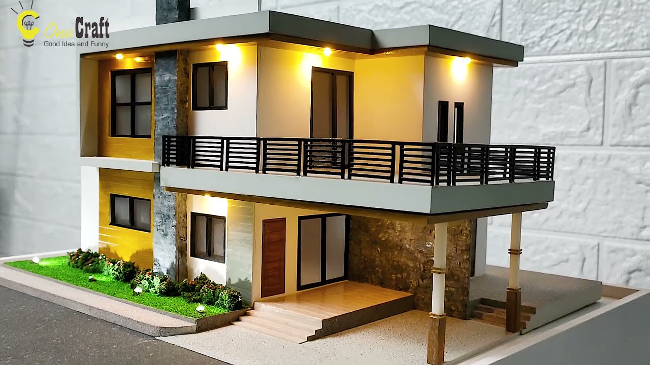 Buat maket rumah dengan cara sederhana