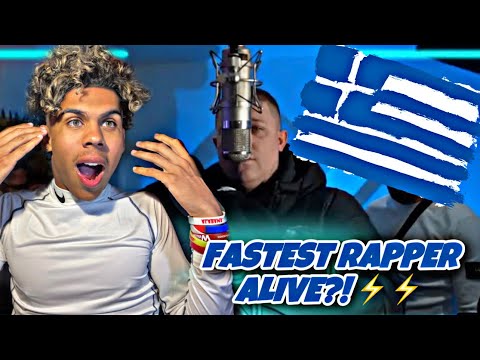 AMERICAN REACTING TO GREEK DRILL 🇬🇷 - IMMUNE x FUMEZ !! (FASTEST RAPPER EVER)!!