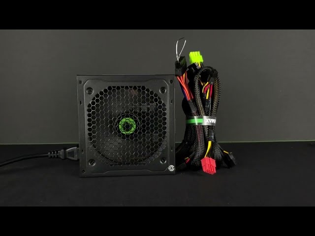 Vídeo relacionado con GameMax 500 W Rampage Fuente de alimentación (sin cable de alimentación incluido), no modular, APFC, condensador principal japonés Tk, 80 Plus Bronce, 88% de eficiencia