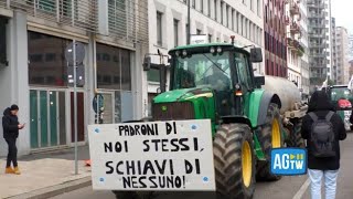 Mercosur, a Milano la protesta degli agricoltori contro l'accordo commerciale: «Non vogliamo manc...